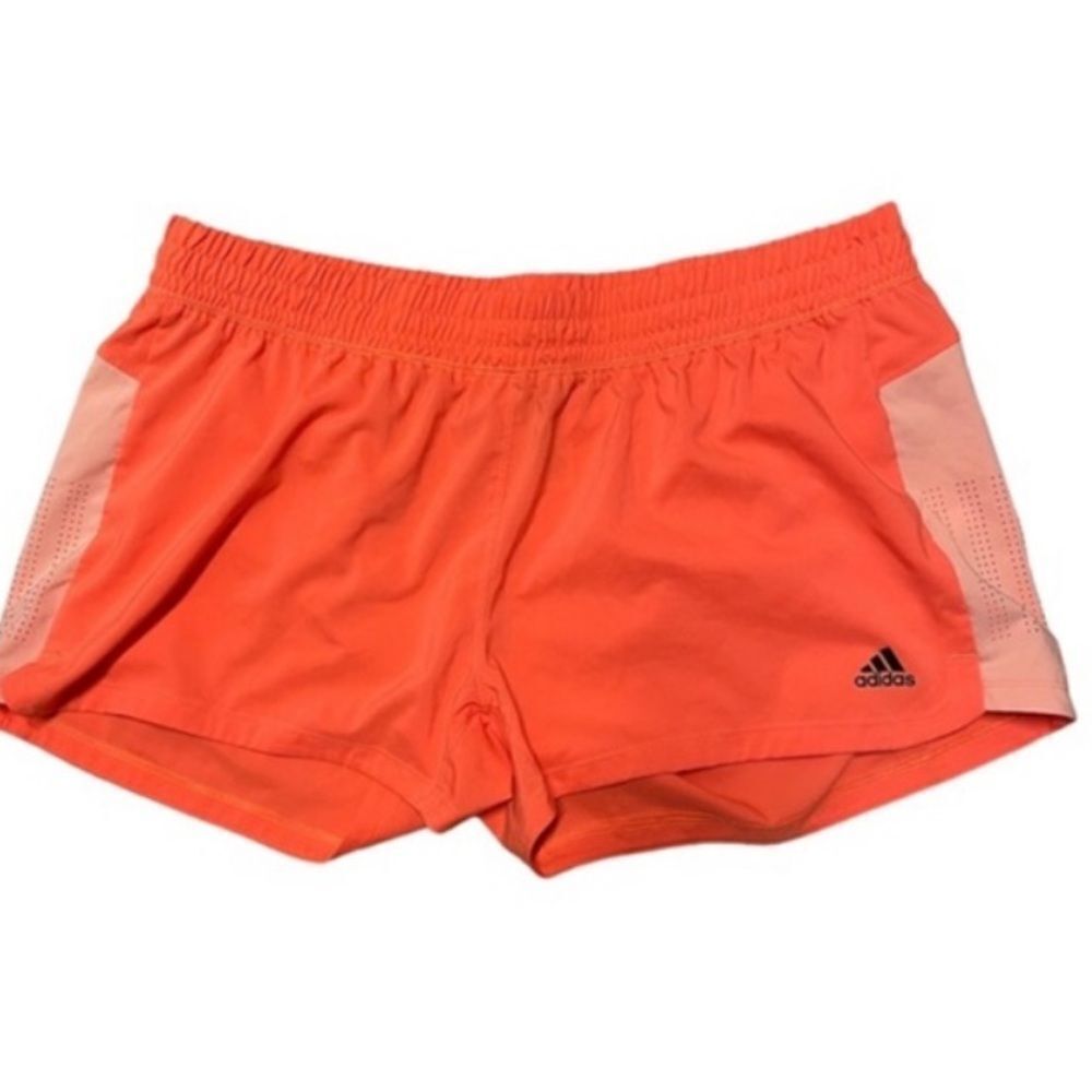 Adidas Women's Bright Orange Athletic Shorts